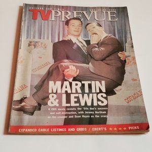 Chicago Sun Times TV Prevue Nov. 24-30, 2002 MARTIN & LEWIS